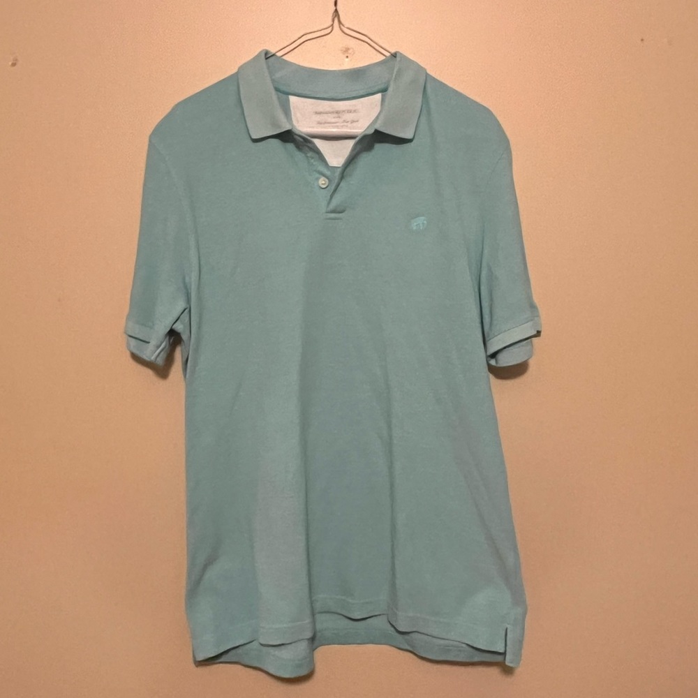 Banana Republic Pique Polo Men’s Large Light Blue